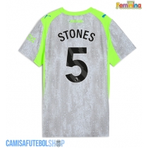 Camisa de time de futebol Manchester City John Stones #5 Replicas 3º Equipamento Feminina 2025-26 Manga Curta